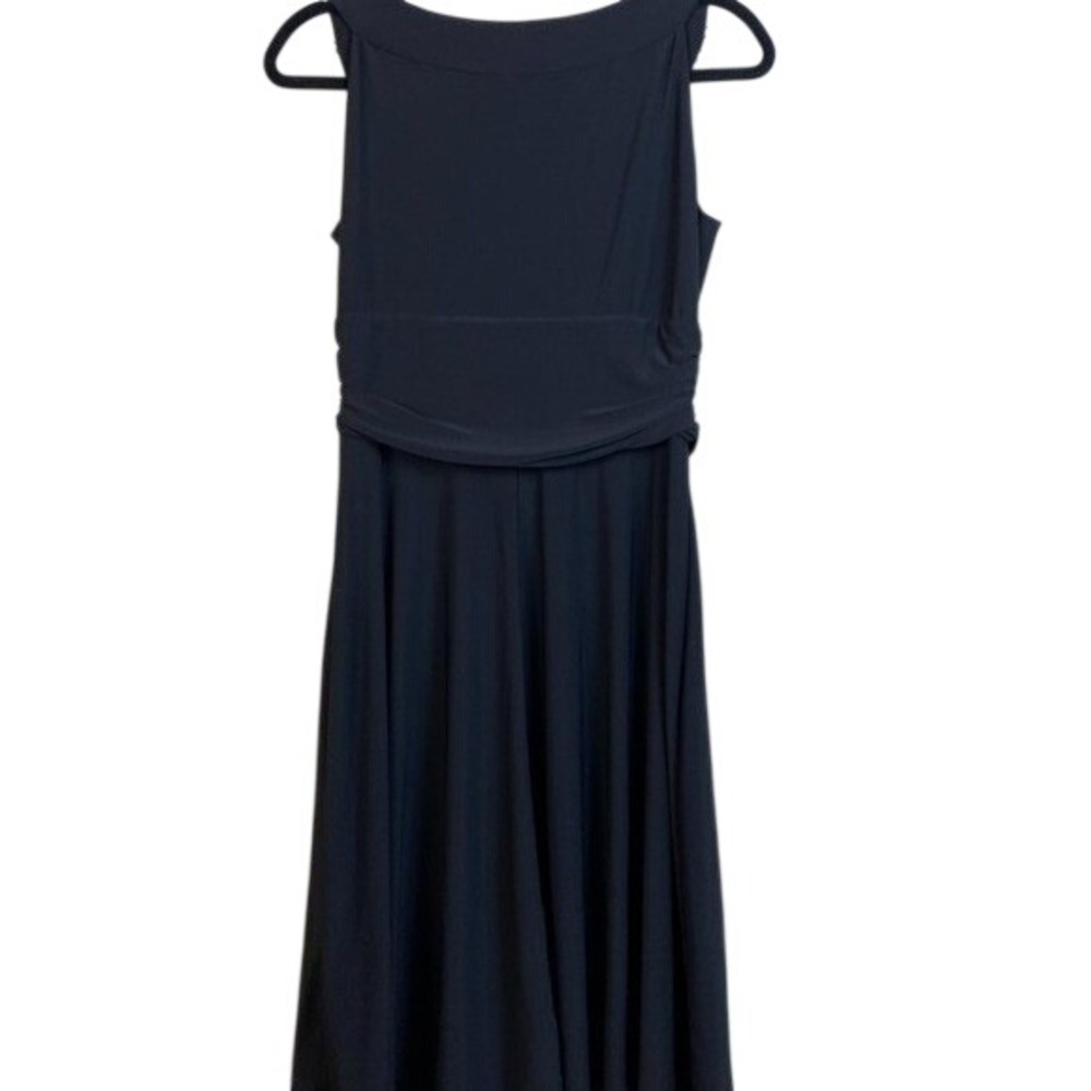Ronni Nicole Black Beaded Keyhole Cocktail Dress Petite 8P Sleeveless A-Line‎ - Picture 4 of 4